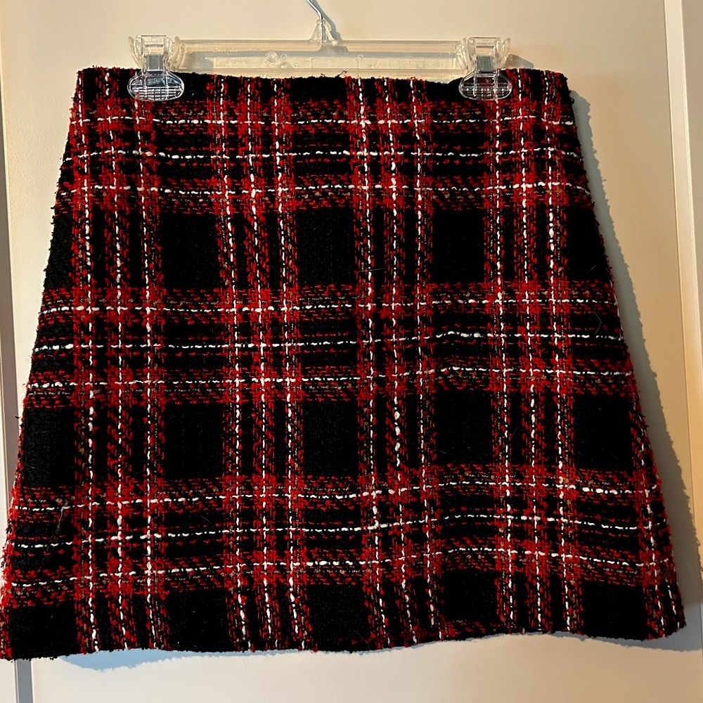 Ann Taylor Loft plaid skirt
